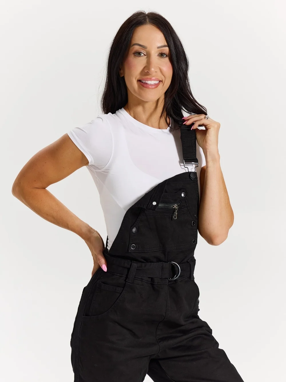 Buffbunny Over It Alls denim coveralls XXL Short - New - Picture 2 of 9